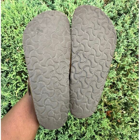 Birkenstock Gizeh Leather Thong Sandals Size 39 US M6 L8‎ Brown - Picture 5 of 14